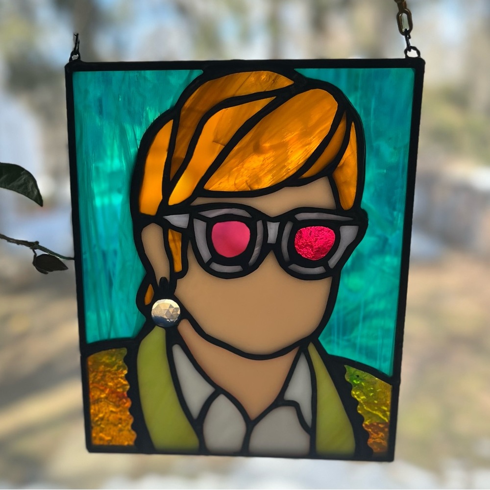 Elton John Stained Glass